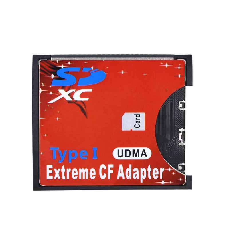 [Australia - AusPower] - Abuycs SD CF Extreme Card Adapter Wireless WiFi SD MMC SDHC SDXC Slot to CF Type I Compact Flash Memory CF Card Adapter Reader Writer High Speed for SLR Camera 