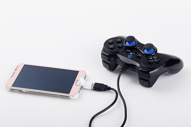 [Australia - AusPower] - ZD-V+ USB Wired Gaming Controller Gamepad For PC/Laptop Computer(Windows XP/7/8/10/11) & PS3 & Android & Steam - [Black] 