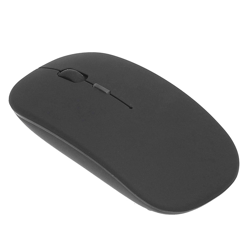 [Australia - AusPower] - Wireless Mouse, Silent Cordless 2.4G USB Bluetooth Ultra Slim Rechargeable Mouse Compatible with Laptop, PC, Tablet, Windows 10/8/7/XP/Mac/Macbook Pro/Air/HP/Lenovo, for Gaming, Work(Black) Black 