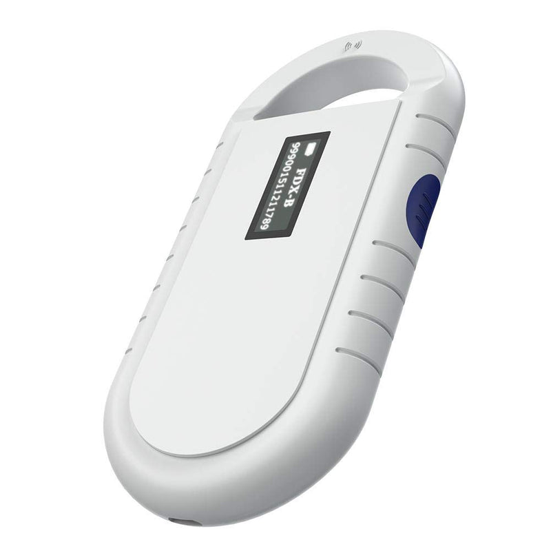 [Australia - AusPower] - Pet ID Microchip Scanner,Universal Portable Handheld Animal Chip RFID Reader with Backlight screen,History data,for 134.2K FDX-B tags,Supports ISO 11784/11785,FDX-B,ID64 RFID 