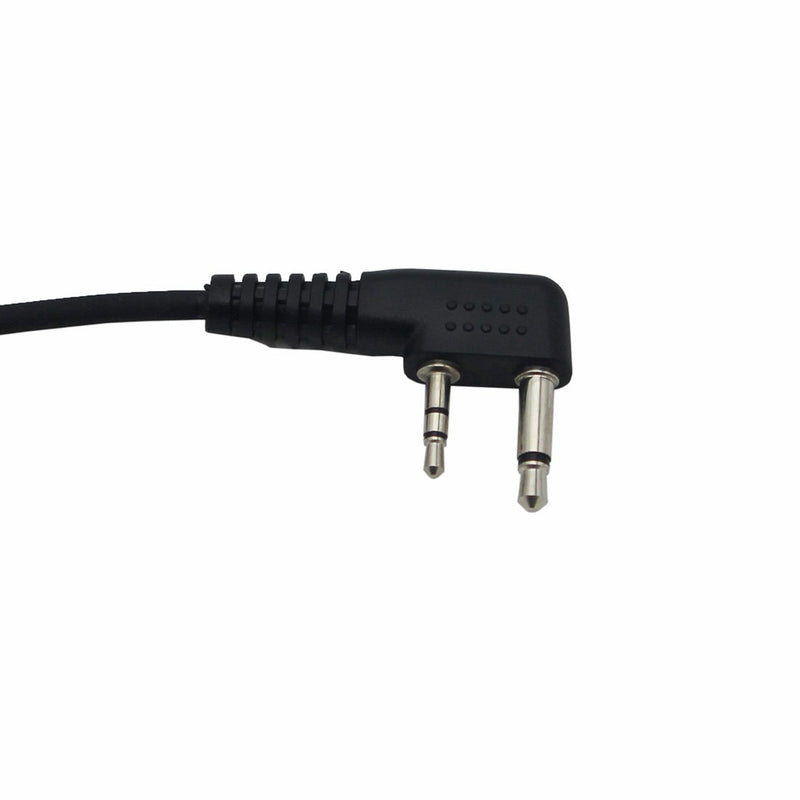 [Australia - AusPower] - GoodQbuy 2 Pin PTT Mic Covert Acoustic Tube Earpiece Headset is Compatible with Icom Radio IC-F24S IC-F31 IC-F3 IC-F3S IC-F4 (Pack of 5) 