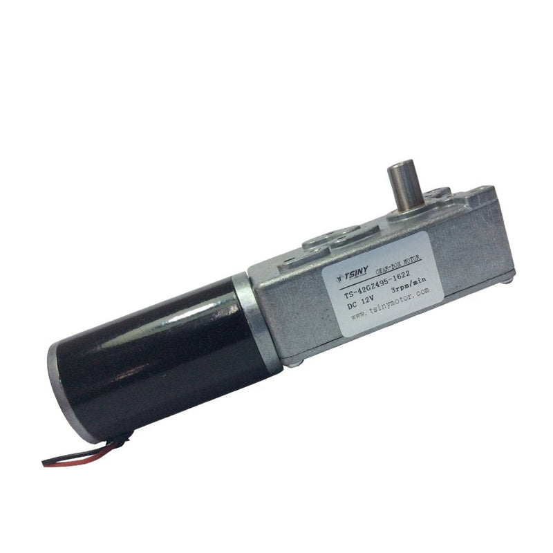 [Australia - AusPower] - BEMONOC Electric DC Motor 12V Gear Motor Reversible Low Speed 3 RPM High Torque Out Shaft 8mm 