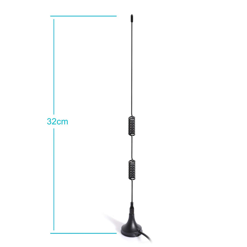 [Australia - AusPower] - Bingfu Universal Car Radio Antenna Car Magnetic Base Antenna Car Stereo Antenna Aerial for Vehicle Truck SUV Truck RV Marine Boat Car Stereo Audio HD Radio Android Head Unit CD Media Receiver Player Vertical Antenna 