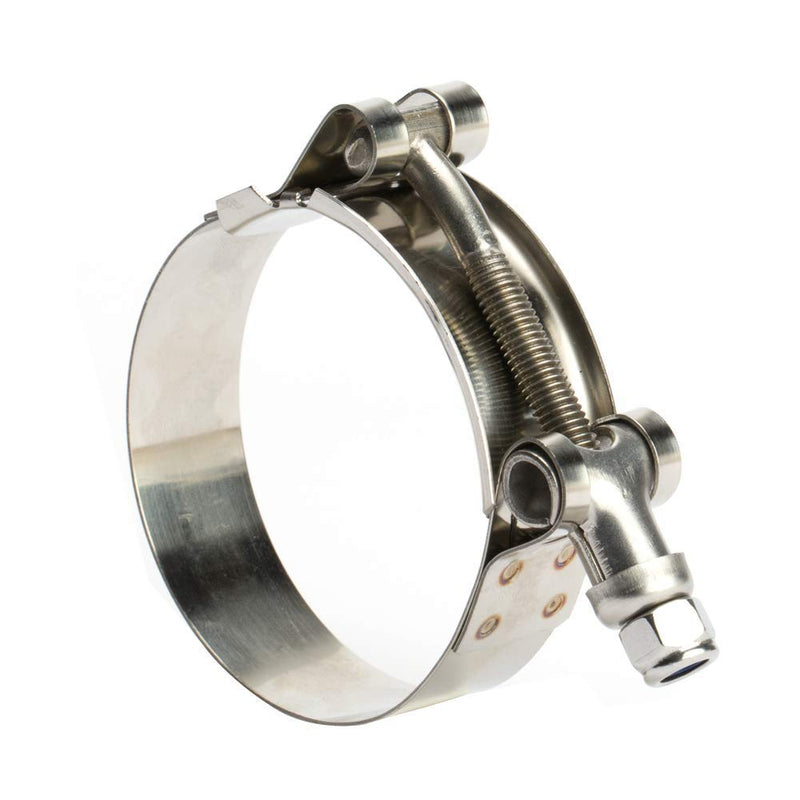 [Australia - AusPower] - ISPINNER 2 Pack 1-3/16 Inch Stainless Steel T-Bolt Hose Clamps, Clamp Range 38-43mm for 1-3/16 Hose ID, Pack of 2 1-3/16" Clamp Range 38-43mm (1.50" - 1.69") 