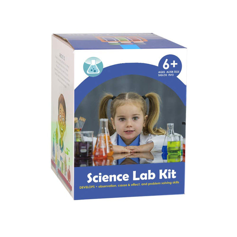 [Australia - AusPower] - UNGLINGA Kids Science Experiment Kit with Lab Coat Scientist Costume Dress Up and Role Play Toys Gift for Boys Girls Kids Age 5 - 11 Christmas Birthday Party Science kit with lab coat 