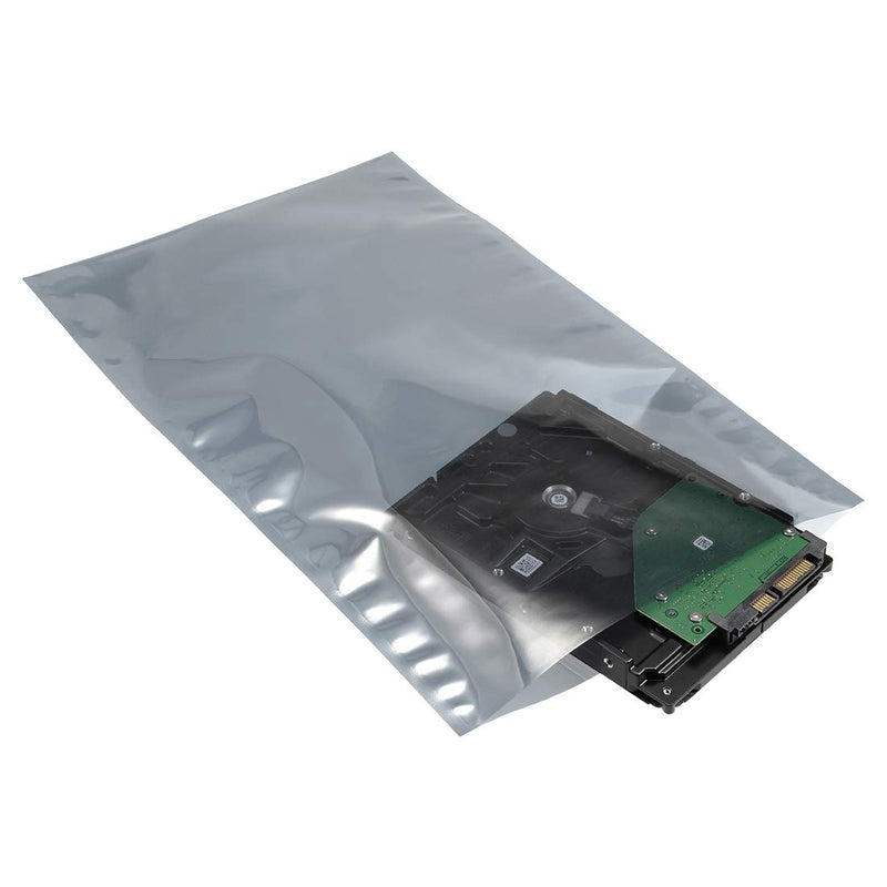 [Australia - AusPower] - uxcell Antistatic Shield Shielding Bag, Flat Open Top Anti Static Bag for Electronic Devices, 8x13 inch(200x330mm), 10 PCS 