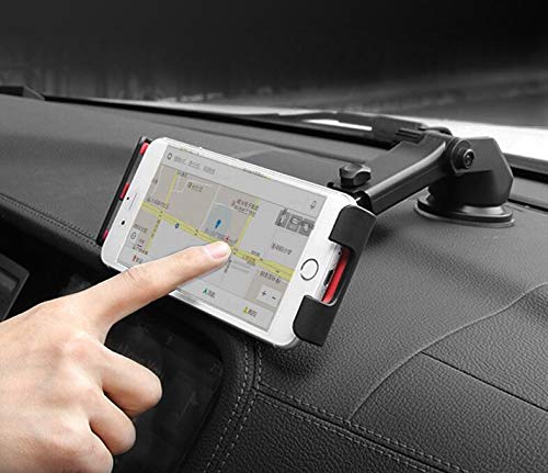 [Australia - AusPower] - DEMCERT Cell Phone Car Holder for Samsung Galaxy Z Fold 2,ashable Strong Sticky Gel Pad with One-Touch Design Dashboard Car Phone Holder Compatible with Galaxy Z Fold 3 (Black) 