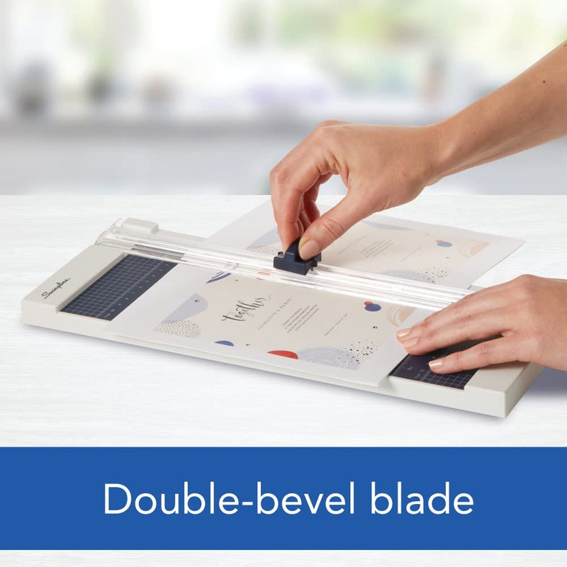 [Australia - AusPower] - Swingline Paper Cutter, 12" Cut Length, 8 Sheet Capacity, ClassicCut 1208P (G7010007) 