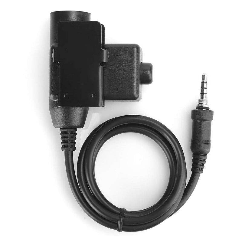 [Australia - AusPower] - U947R Portable PTT Cable Plug, Walkie Talkie Headset Adapter with 3.5mm 4 Level Connector for VX6R VX7R VX6R VX7R FT270 FT270R VX127 80cm/31.5in 