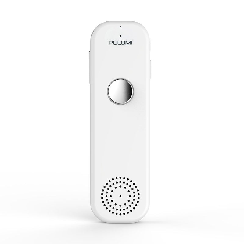 [Australia - AusPower] - PULOMI Easy Trans Smart Language Translator Device Electronic Pocket Voice Bluetooth 52 Languages for Learning Travel Shopping Business Fit for Apple iPhone Android White 