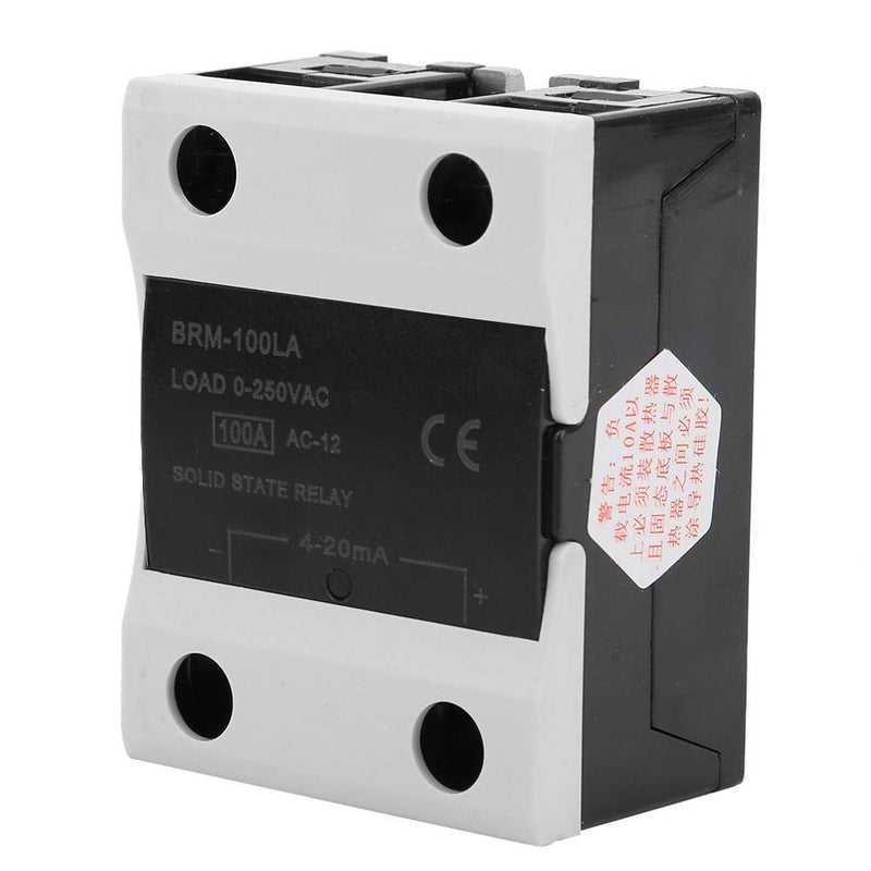 [Australia - AusPower] - SSR Solid State Relay, BRM-100LA 4-20mA 0-250VAC Solid State Relay Electronic Component Industrial Accessory with LED Light Tube 