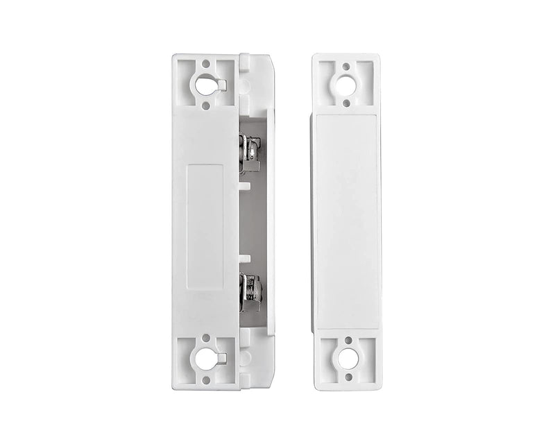 [Australia - AusPower] - TOWODE Wired Magnetic Surface-Mounted Door Window Contact Reed Switch Personal Gap Alarm, Cabinet Strip Light Switch NC DIY Kit, Pack of 10 with 40 Screws 10 Wired Magnetic Contacts 