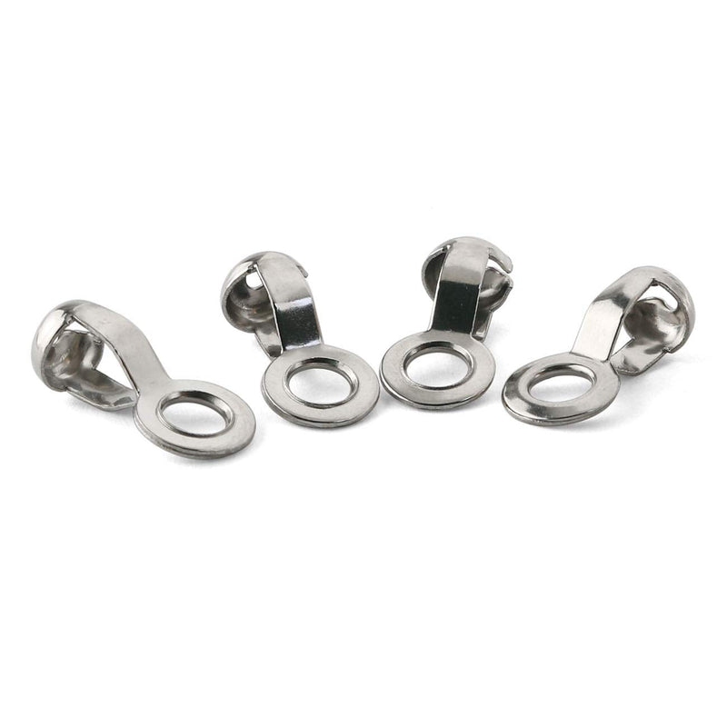[Australia - AusPower] - E-outstanding 20 pcs Ball Chain Pull Loop Connectors Stainless Steel Bead Chain with Great Pulling Force and Rustproof, 4.5mm 
