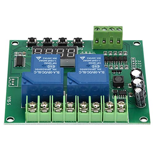 [Australia - AusPower] - YYB-5 12v 24v Motor Forward/Reverse Control Board Two-way Relay Delay Timing Cycle Module 