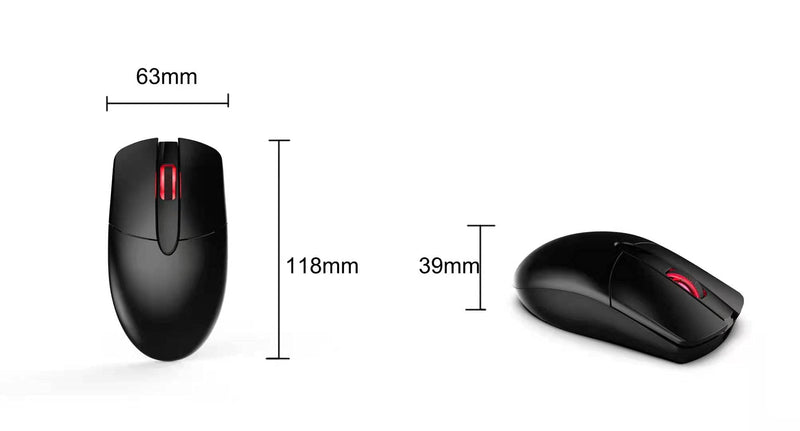 [Australia - AusPower] - Leegicst Wired Optical Computer Mouse - M102 3-Button USB Corded Computer Mice for Computers laptops Chromebook MacBook PC Computer (Black) Black 