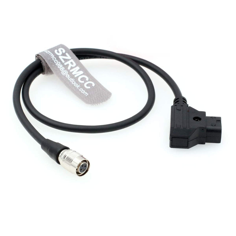 [Australia - AusPower] - SZRMCC Hirose 4 pin Female to d tap Power Cable for SmallHD DP7 PRO and AC7 OLED Monitor (Straight 4Pin) Straight 4Pin 