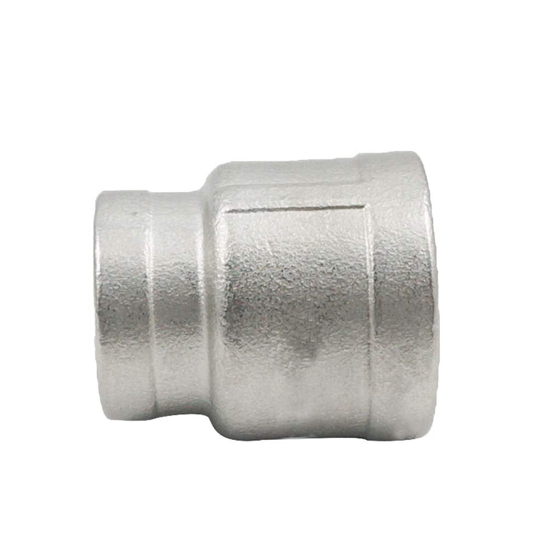 [Australia - AusPower] - Beduan Stainless Steel Reducer Coupling, 3/4" x 1/2" Female NPT Reducing Cast Pipe Fitting 