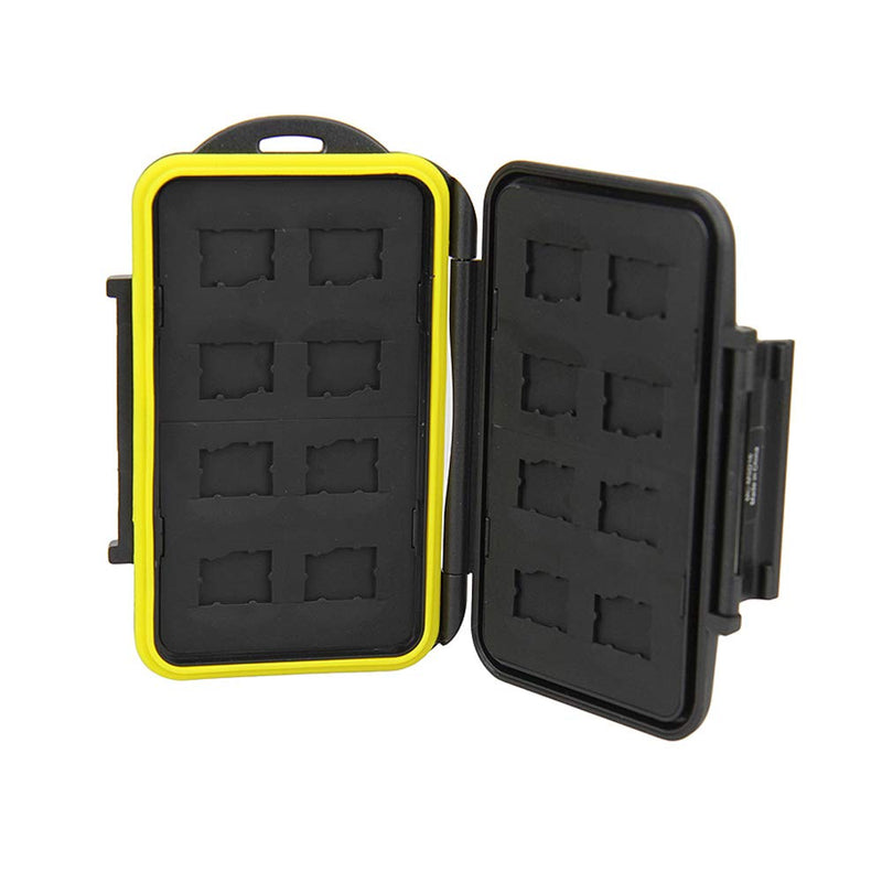 [Australia - AusPower] - JJC MC-MSD16 Rugged Water-Resistant Memory Card Case (16x microSD Cards) 