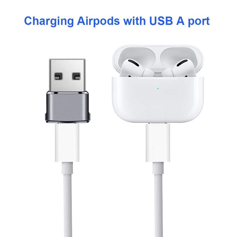 [Australia - AusPower] - USB C to USB C Cable 5Ft and USB C Female to USB A Male Adapter 2 Pack 