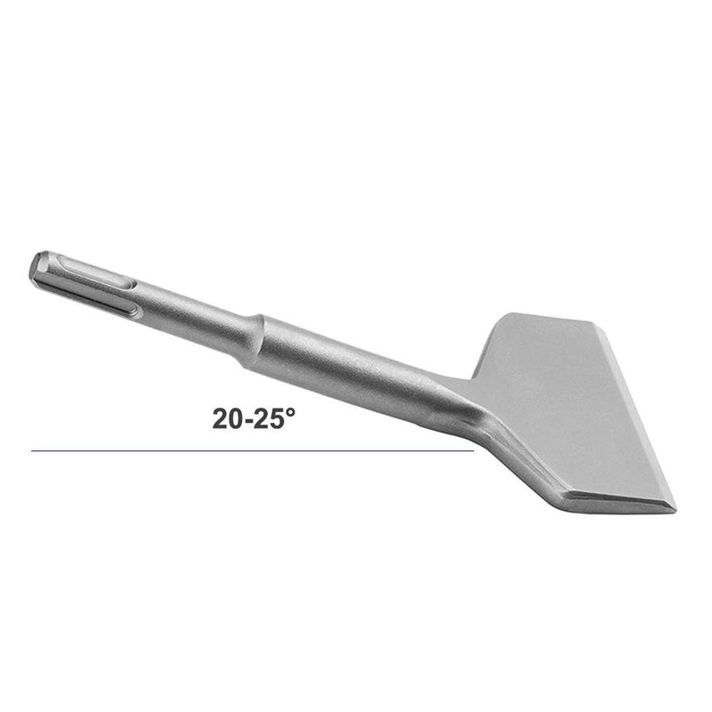 [Australia - AusPower] - Firecore FS18365 SDS Plus 3-In Wide Cranked Angled Bent Tile Removal Chisel (3" X 6.5") 
