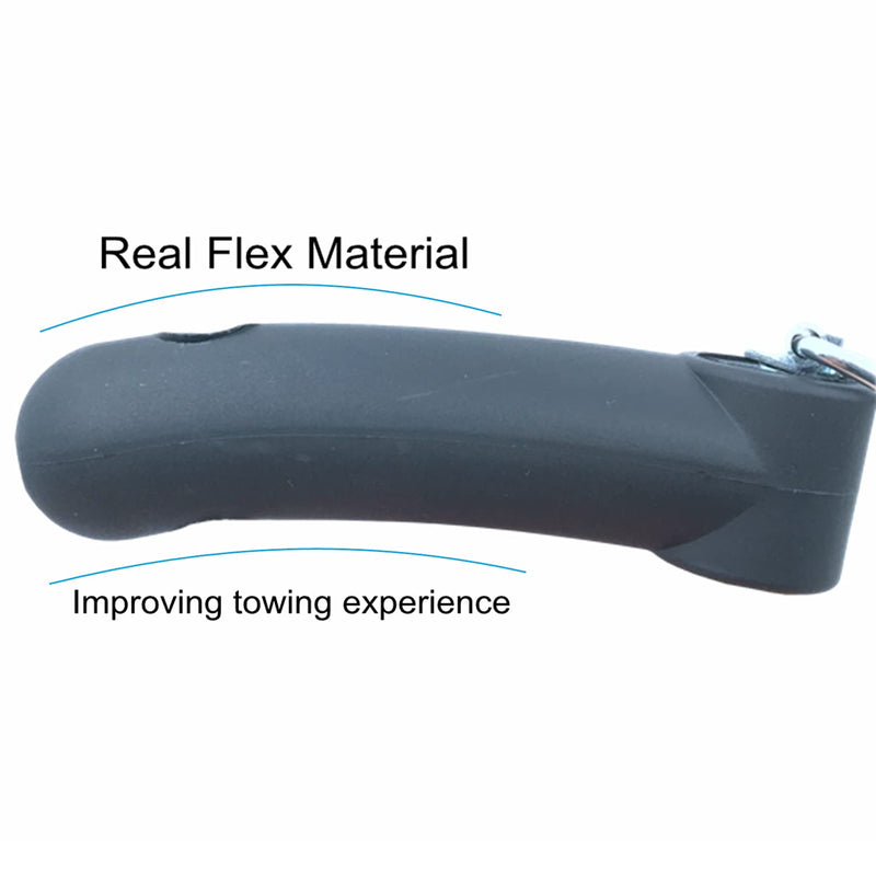 [Australia - AusPower] - Flex Connector for Burley Bike Trailers Compatible with Round/Square Tow Arm (Strong Elastic TPU) Shock Absorption 