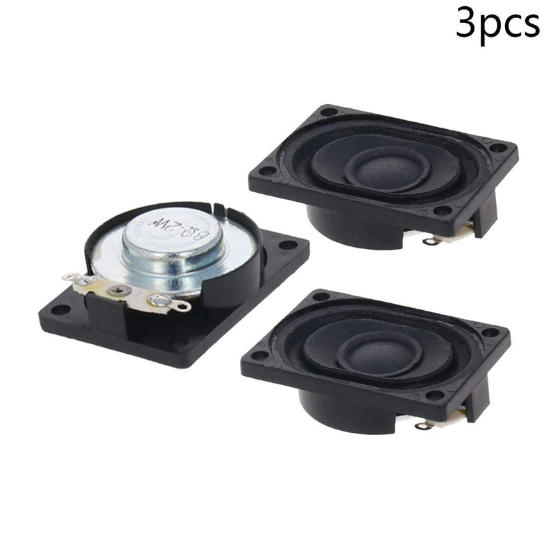 [Australia - AusPower] - Fielect 3Pcs DIY Magnetic Speaker 2W 8 Ohm 40 x 28mm (L x W) Rectangle Shape Replacement Loudspeaker 