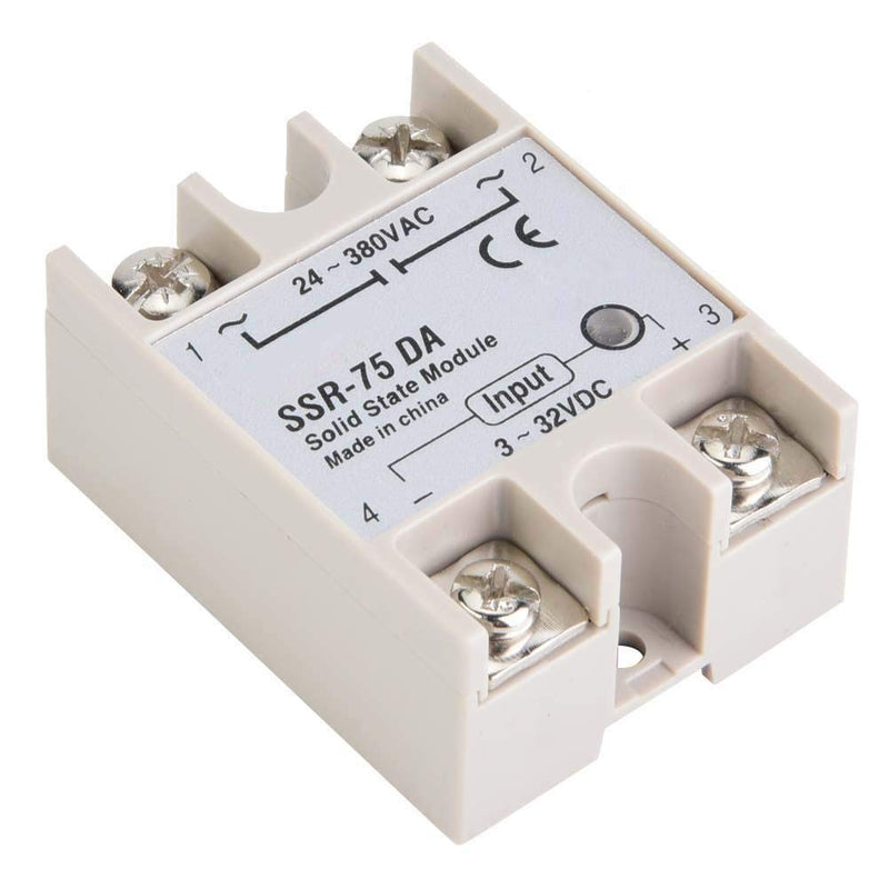 [Australia - AusPower] - Solid State Relay, Keenso SSR75DA 75A DCAC Solid State Relay SSR Machinery Control 332VDC?to 24380VAC Solid Module State Relay 