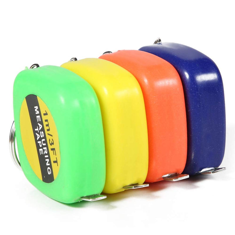 [Australia - AusPower] - PROLOSO Tape Measure Keychains Retractable Measuring Tapes Party Favors Pack of 20 for Kids & Adults 1m/3Ft 
