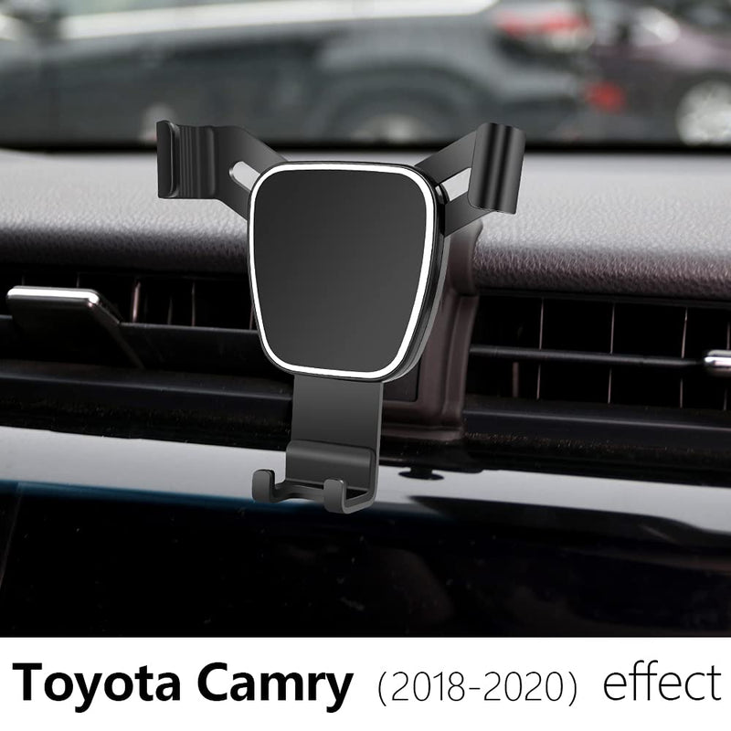 [Australia - AusPower] - LUNQIN Car Phone Holder for 2018-2020 Toyota Camry Auto Accessories Navigation Bracket Interior Decoration Mobile Cell Phone Mount 