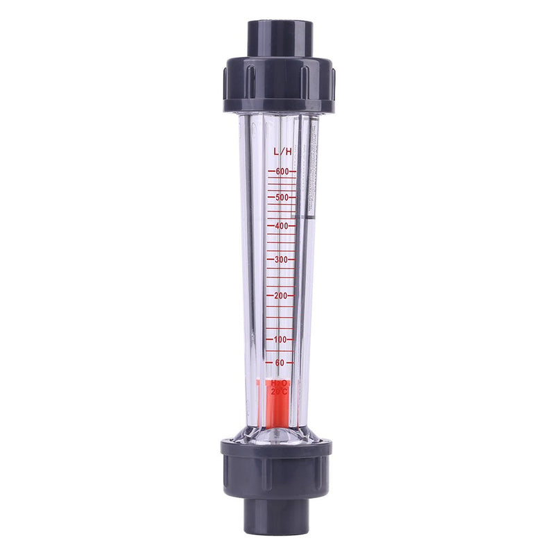 [Australia - AusPower] - 60-600L/H Rotameter Plastic Tube Type Instantaneous Liquid Water Flow Meter DN15 LZS-15 Oxygen Air Flow Meter Gas Flowmeter for Oxygen Air Gas Conectrator 