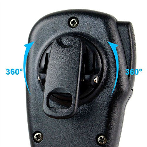 [Australia - AusPower] - NSKI Walkie Talkie Mini Handheld Remote Microphone Speaker MIC Baofeng Kenwood Puxing Wouxun TYT HYT Pofung Walkie Talkie 2 Way Radio 360 Degree Swivel 