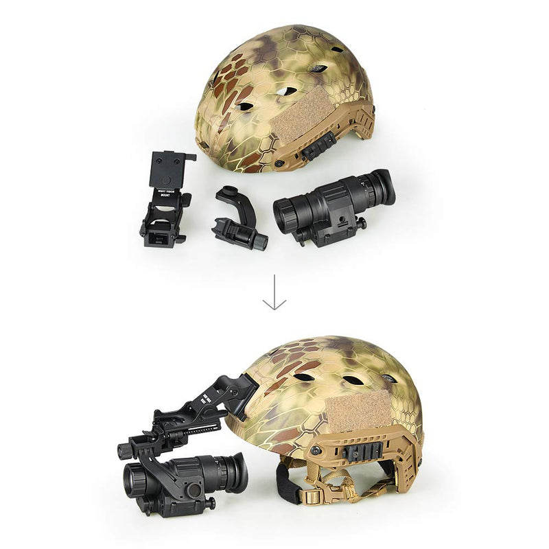 [Australia - AusPower] - PSV-14 Rhino Mount Night Vision Goggles Mount NVG Mount Tactical Helmet Mount Black 
