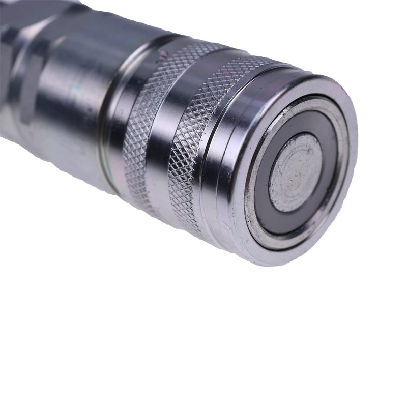 [Australia - AusPower] - JZGRDN Female Hydraulic Flat Face Quick Coupler KV11305 Compatible with John Deere 240 250 313 315 317 318 319 320 323 CT315 CT322 110 210 310 315 324 410 710 210 244 304 324 