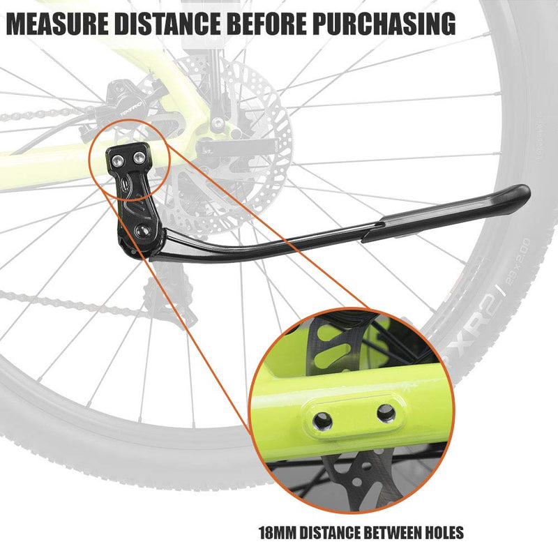 [Australia - AusPower] - BV Adjustable Rear Mount Bicycle Bike Kickstand for 24" - 29" Mountain Bike/Road Bike/BMX/MTB 