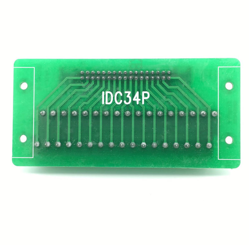 [Australia - AusPower] - Sysly IDC34 2x17 Pins Male Header Breakout Board Terminal Block Connector with Simple DIN Rail Mounting feet 