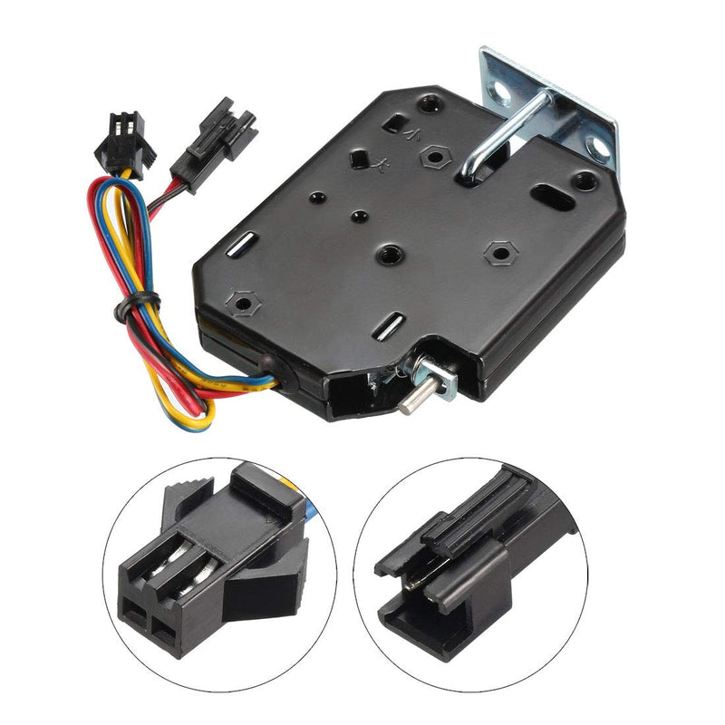 [Australia - AusPower] - uxcell DC 24V 1A Electromagnetic Solenoid Lock Electirc Magnetic Lock for Cabinet Door Lock 