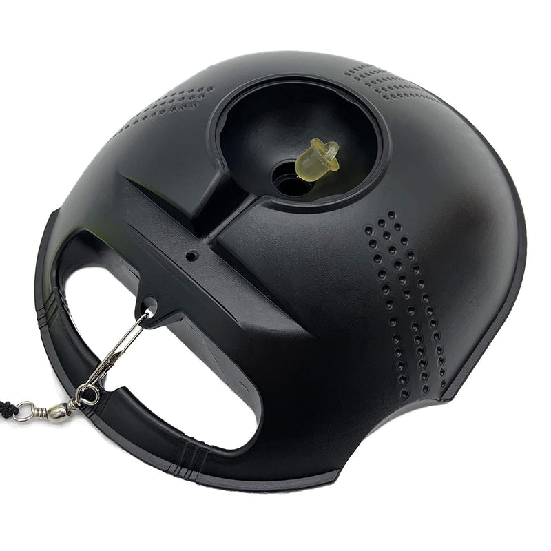 [Australia - AusPower] - TaktZeit Tennis Trainer Rebound Baseboard Self Tennis Training Equipment Tennis Practice Rebounder with 2 String Tennis Balls Black 