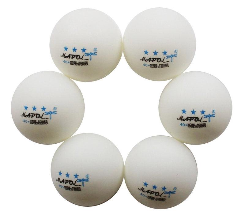 [Australia - AusPower] - MAPOL 100 Pack White 3-Star Table Tennis Balls Advanced Training Ping Pong Ball 
