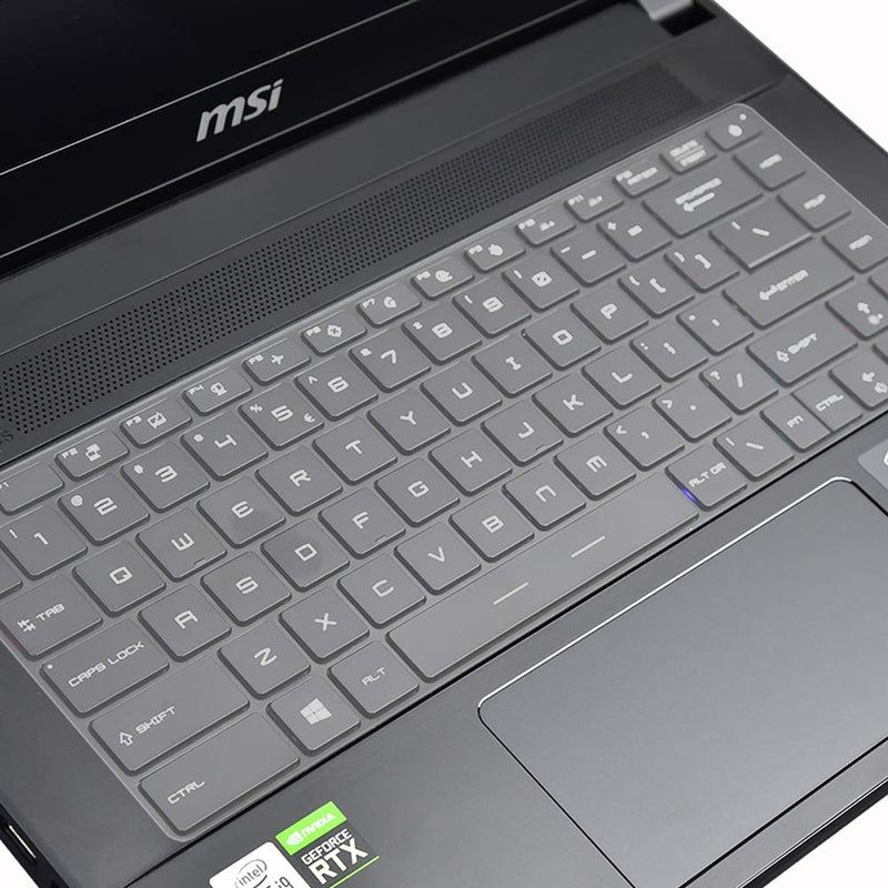 [Australia - AusPower] - Ultra Thin Keyboard Cover for 15.6" MSI GS66 Stealth 10SFS 10SGS, GE66 WS66 GP66 Series 15.6 Inch Gaming Laptop Keyboard Skin Protector, 15.6" MSI GS66 Stealth Accessories, US Layout MSI GS66 GE66 WS66 