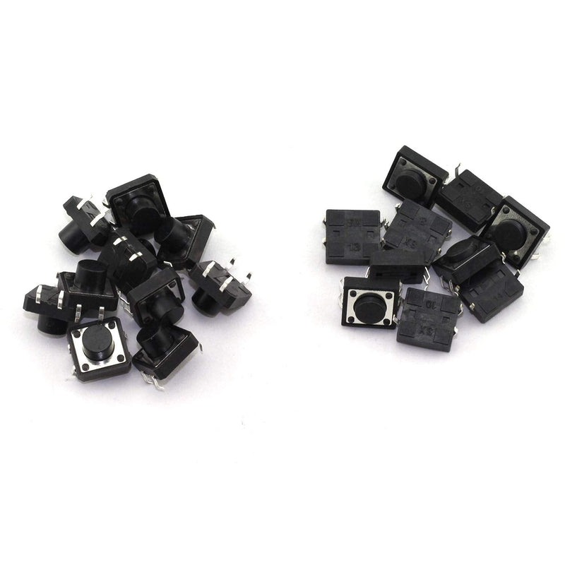 [Australia - AusPower] - Magic&shell 140pcs 14 Value Tact Switch ON/Off Tactile Push Button Micro Touch Switch Assorted Kit N.O Normal Close 