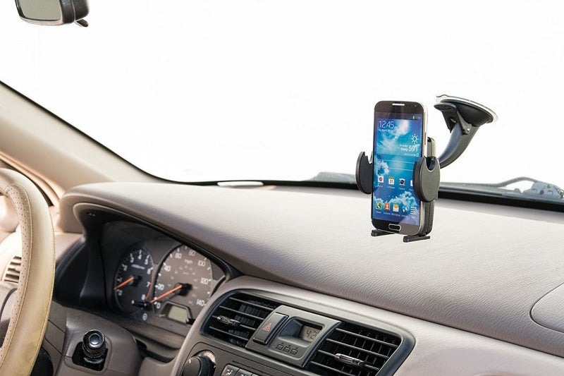 [Australia - AusPower] - ARKON Windshield and Dash Car Phone Holder Mount for iPhone X 8 7 6S 6 Plus 8 7 6S 6 Galaxy Note Retail Black (SM415) 