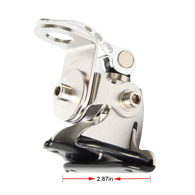 [Australia - AusPower] - HYS Car Antenna Mount Stainless Steel Car Clip Mount Trunk Lid Hatchback Mount Bracket Adjustable Angle HYS TC-7 for Mobile Vehicle Car Ham Radio Antenna Vehicle Antenna Clip TC-7 Bracket 