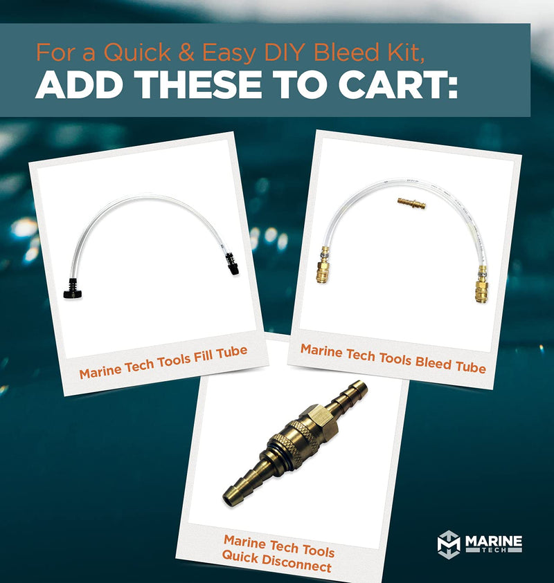 [Australia - AusPower] - Marine Tech Tools Seastar Hydraulic Steering Kit - Bleed Tube - Fits Seastar Hydraulic Cylinders 