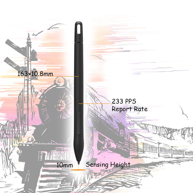 [Australia - AusPower] - GAOMON Battery-Free Pen AP31 with 8192 Levels Pressure Sensitivity for GAOMON M10K2018 Graphic Tablet Only 