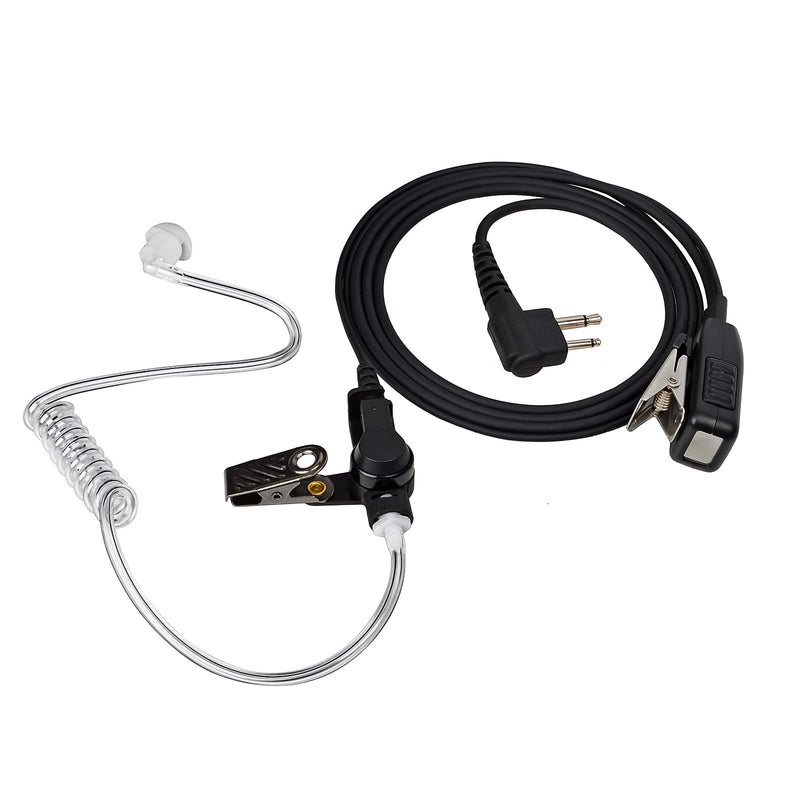 [Australia - AusPower] - HYS Radio Acoustic Tube Earpiece Law Enforcement in-Ear Low-Profile Noise Reduction Headset with Silicon Earmold for Motorola Mag one BRP40 BC90 CP300 GP88 RDU4160D Handheld Portable Radio 