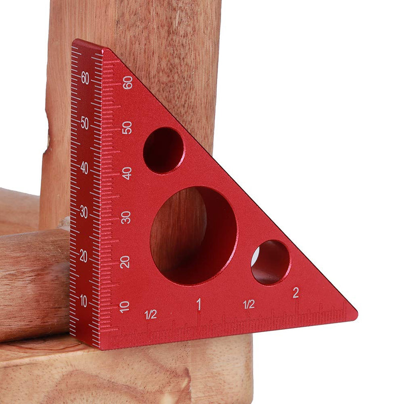 [Australia - AusPower] - Carpenter Ruler, Woodworking Tools Right Angle Ruler, Aluminum Alloy Woodworking Measuring Tool for Roofers Builders 