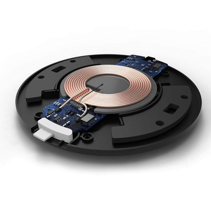 [Australia - AusPower] - BoxWave Charger for LG V60 ThinQ 5G (Single Screen) [SwiftCharge PowerDisc Wireless Charger (15W) with Wireless Chargers That Require QC3.0 minicube] Qi Wireless 15W Circular Desktop Charger 