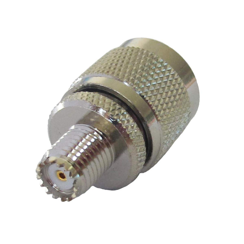 [Australia - AusPower] - PL-259 UHF Male PL259 to Mini UHF Female RF Coaxial Coax Connector Straight Adapter (Pack of 2) 