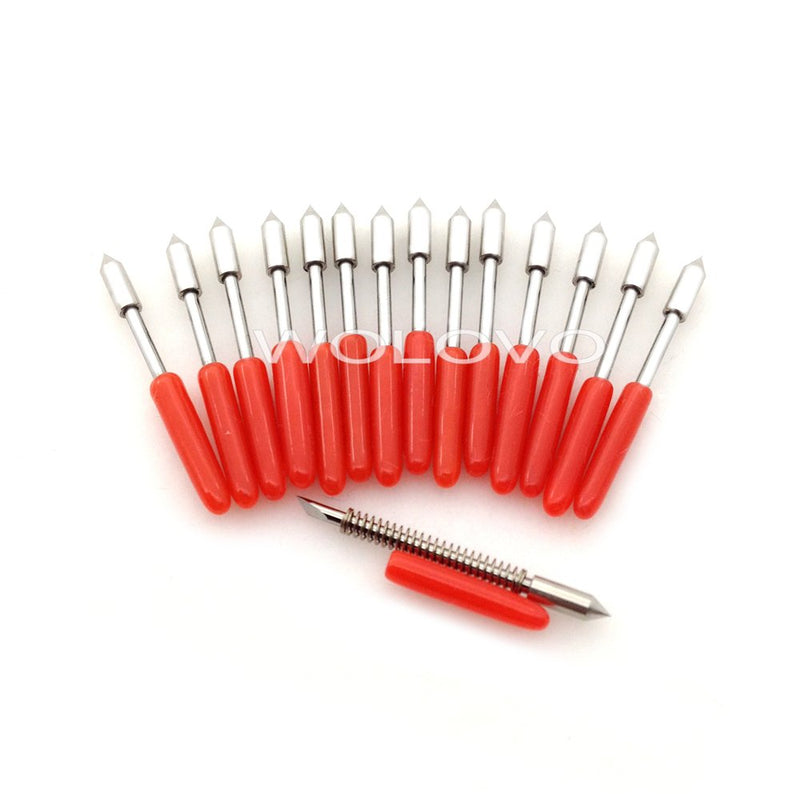 [Australia - AusPower] - CB09 Graphtec Blade 15Pcs 45 Degree Cutting Blades for Silhouette Cameo 1 2 3/Portrait/Curio/Graphtec 6000/CE 5000-60 Plotter 