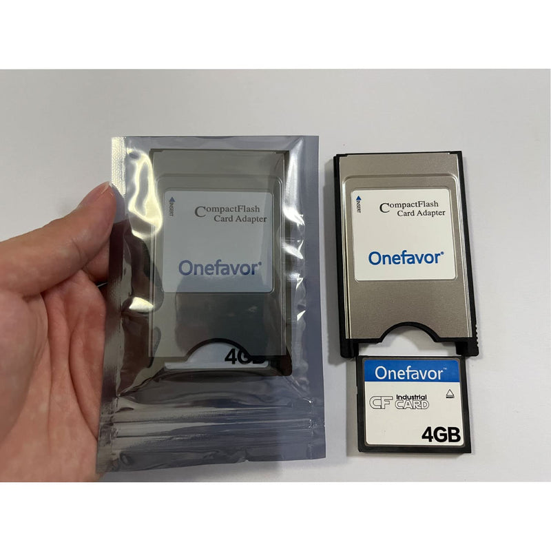 [Australia - AusPower] - Onefavor Compact Flash to PCMCIA Ata Adapter CF to PC Card Adapter PCMCIA Ata Adapter for Cf 2 Card (Come with 4GB CF Memory Card) 4GB Compact Flash to PCMCIA 